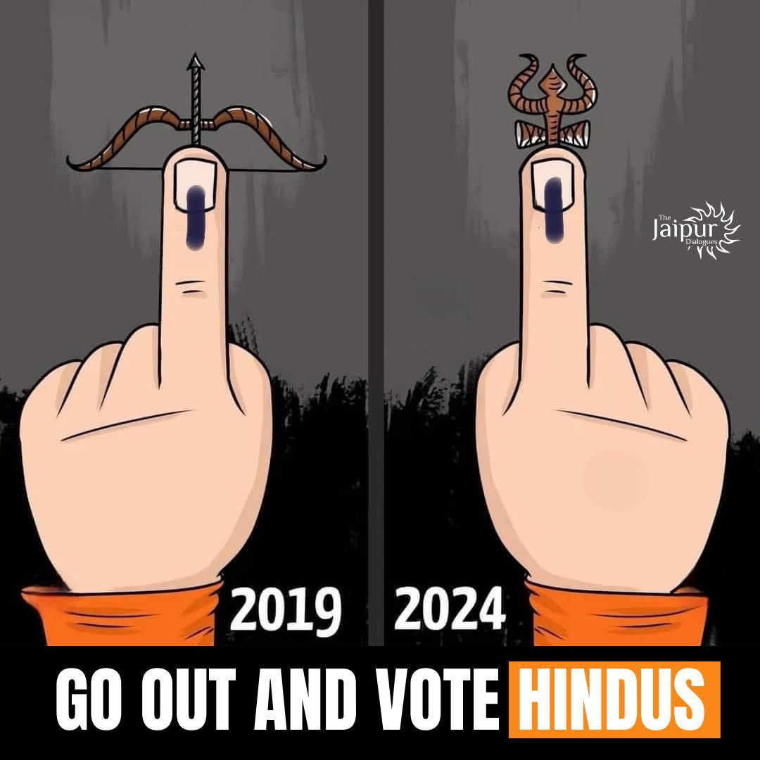 Vote as much as you can Hindus!